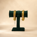 Regal Floral Heritage Bangle Pair Elegance