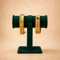 Eternal Floral Heritage Bangle Pair Radiance