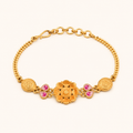 Royal Emerald Gold Bracelet