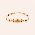 Ruby Floral Heritage Bracelet
