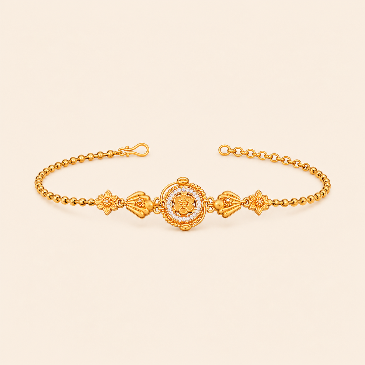Royal Bloom Gold Bracelet